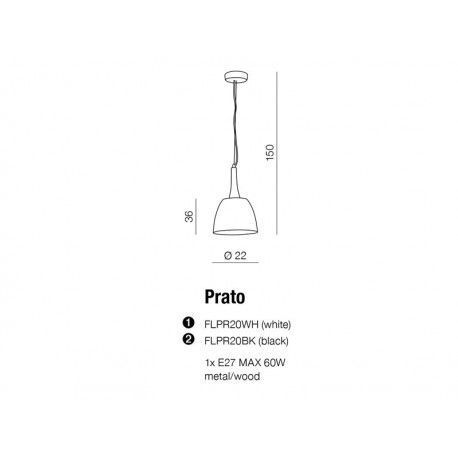Підвісний світильник Azzardo PRATO WHITE AZ1333 AZ1333 фото