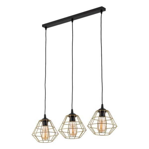 Подвесной светильник TK Lighting DIAMOND NEW BLACK/GOLD 4642 4642 фото