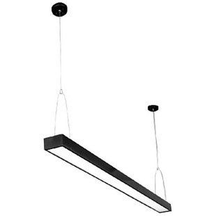 Світильник LED лінійний підвісний EVROLIGHT 30W 4200K 2700Lm IP20 (L1200), чорний (000056781) 000056781 фото