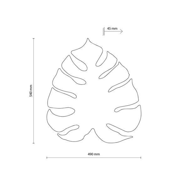 Настінний світильник TK Lighting MONSTERA XL MINT 5913 5913 фото