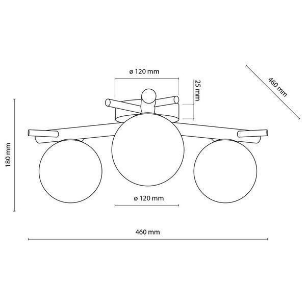 Люстра TK Lighting SHERON WHITE 3 5308 5308 фото