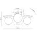 Люстра TK Lighting SHERON WHITE 3 5308 5308 фото 7